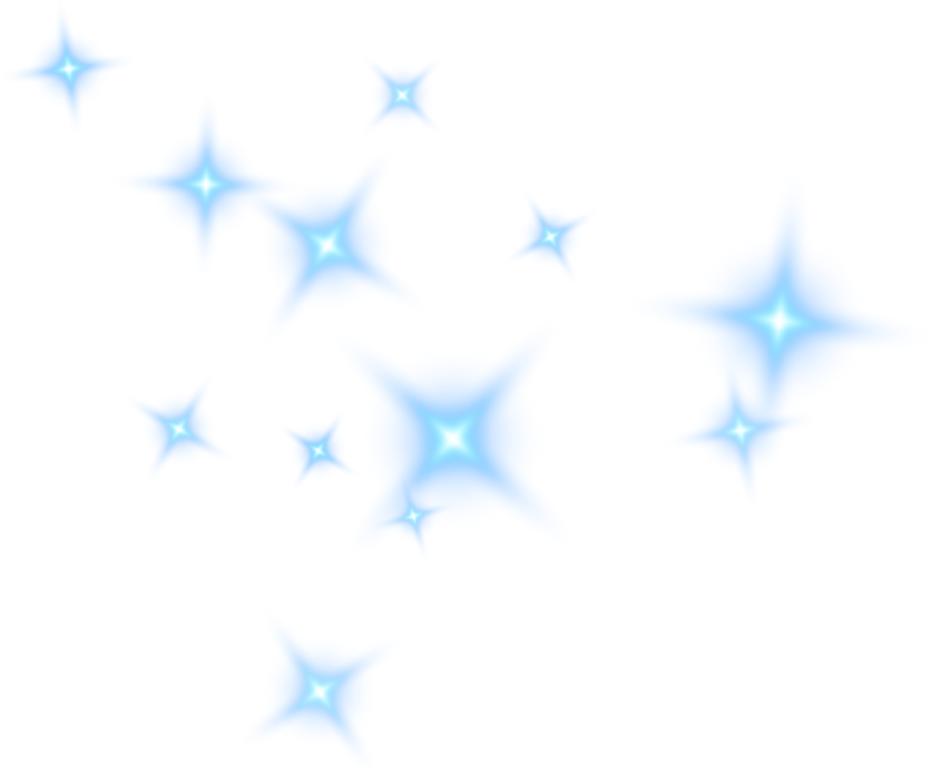 Blue Shiny Stars